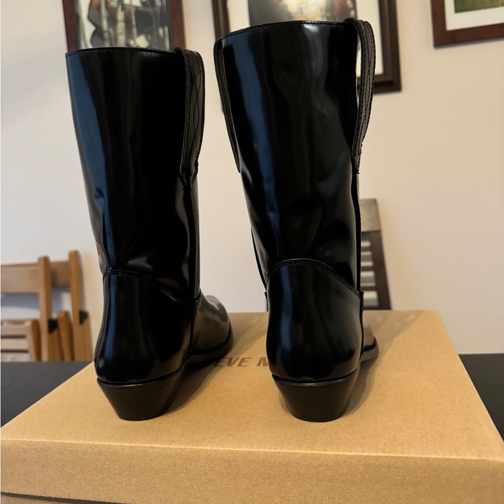 Steve Madden Rumer Cowboy Boots - Picture 4 of 5